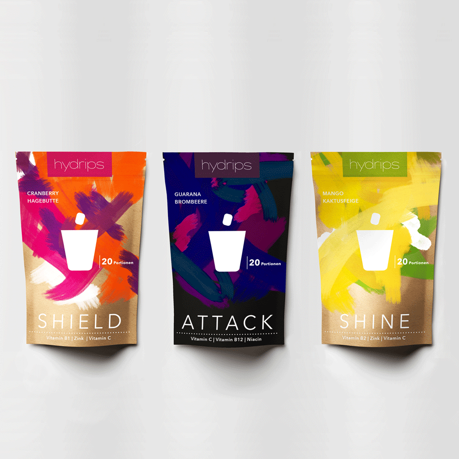 hydrips Packaging Design